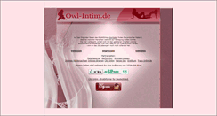 Desktop Screenshot of owl-intim.de