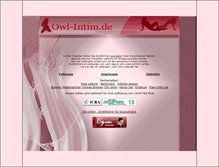 Tablet Screenshot of owl-intim.net